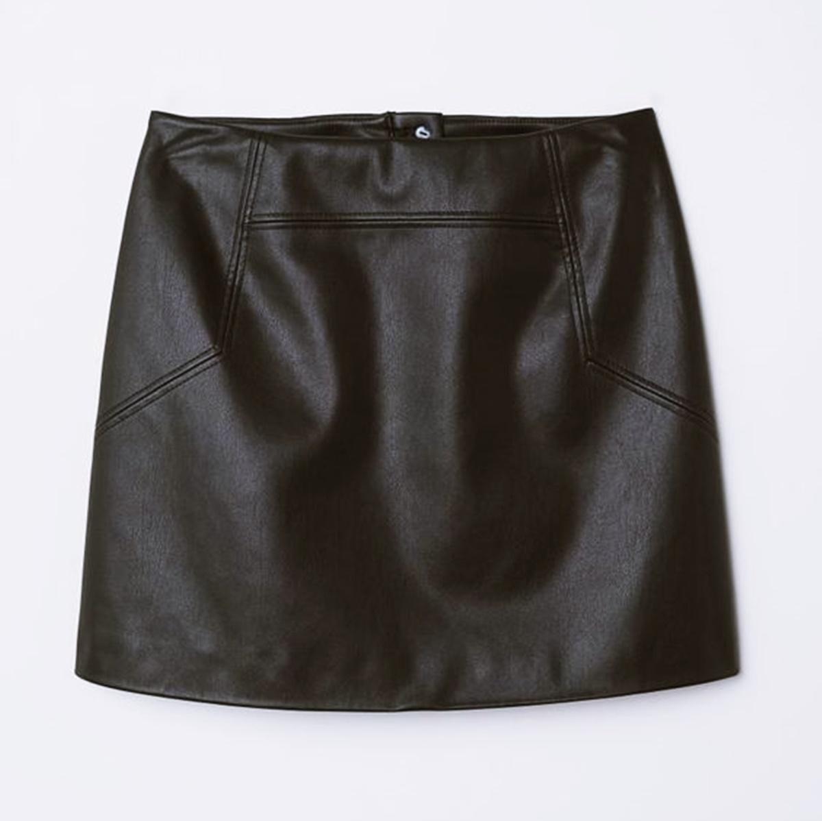 One leather skirt, four ways