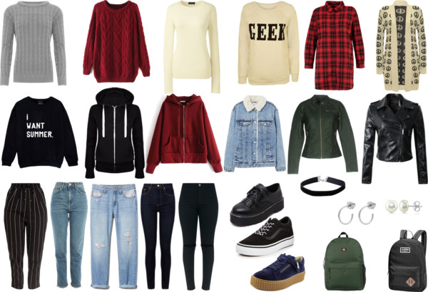 Transitional Capsule Wardrobe: Highschool Version