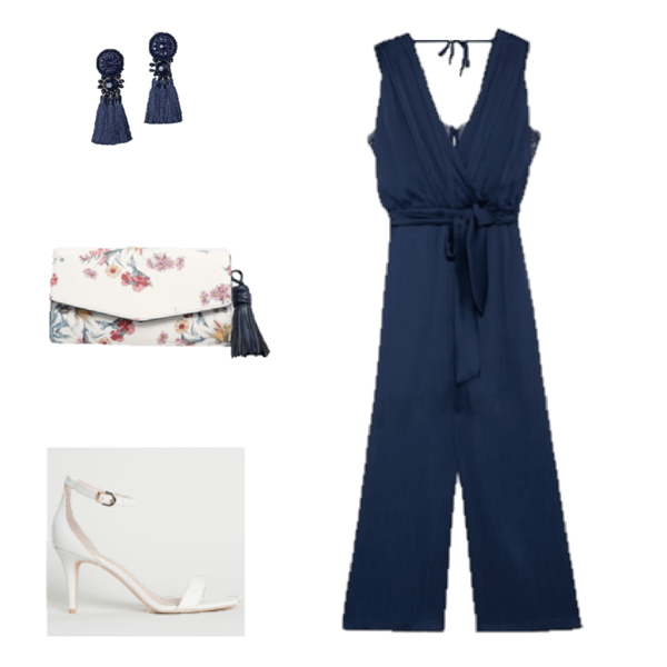Look del día: Mono azul marino para asistir a un evento