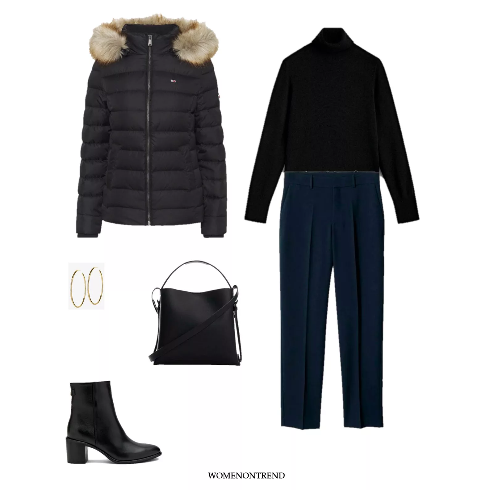 Look 5: Casual Elegance Contrast